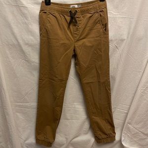 Boys L Old Navy Khaki Joggers